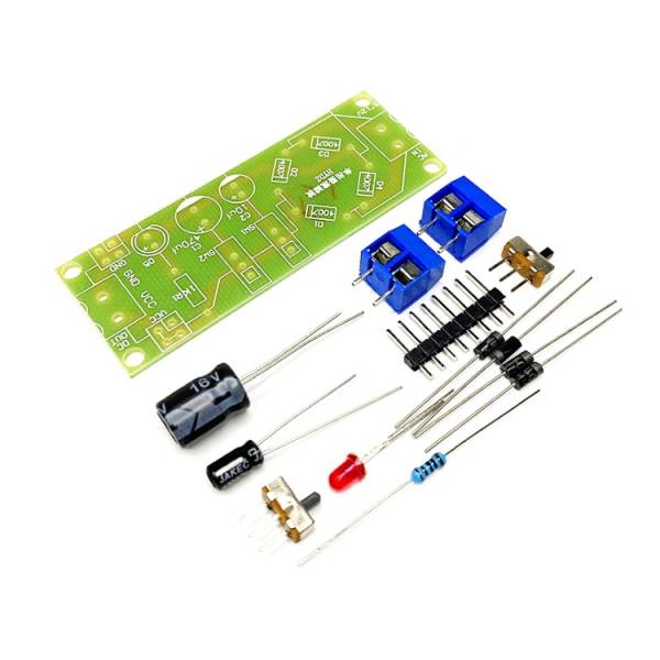 Raddrizzatore per esercizi di saldatura con 1N4007 - AC, DC 5-12V