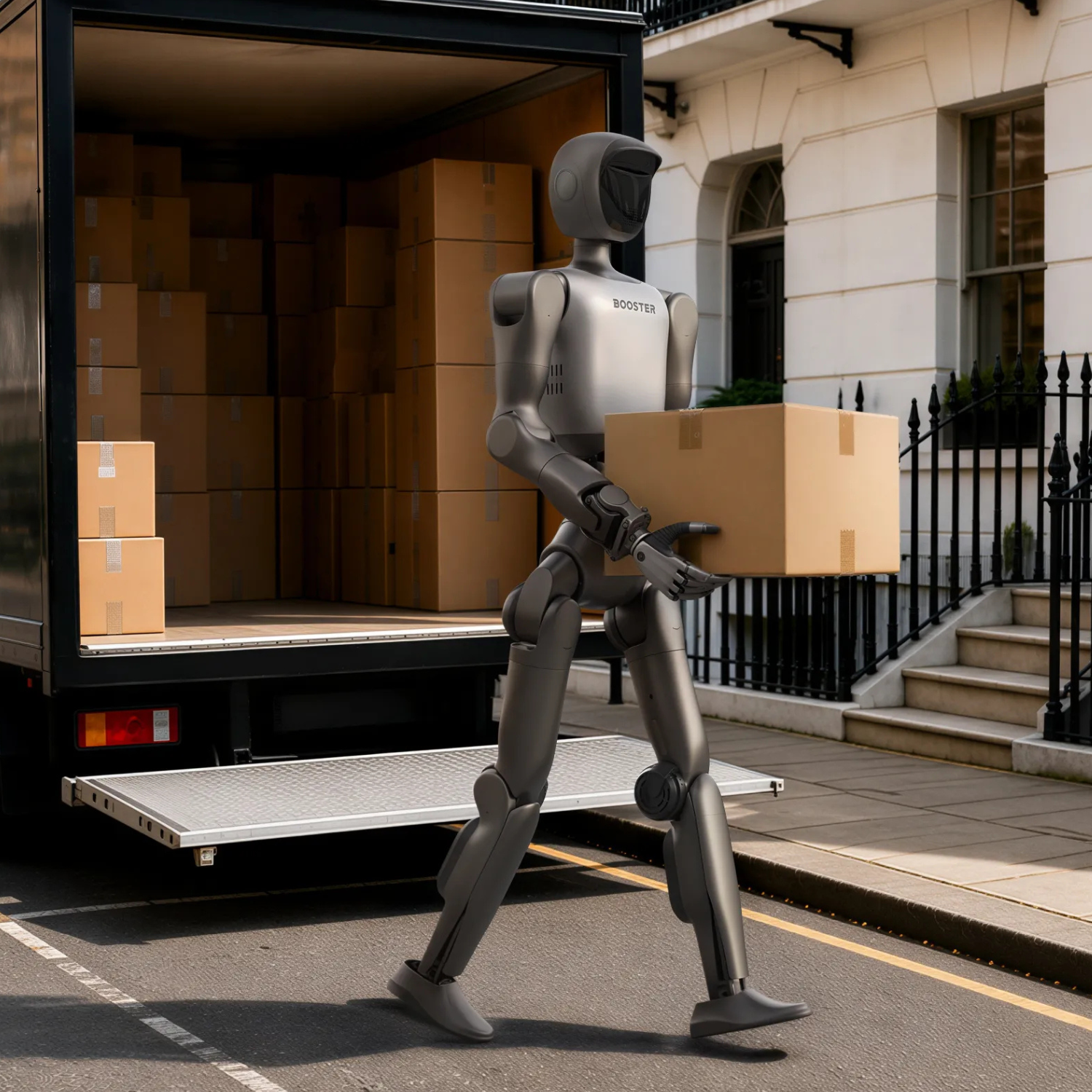 Booster Robotics T2 Pro im Logistikszenario