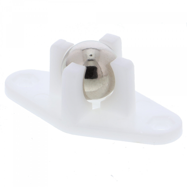 W420 Ball caster - nylon holder, 19mm height
