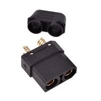 Aperçu: Connecteur XT90H-F avec cosse à souder et couvercle Aperçu: Connecteur XT90H-F avec cosse à souder et couvercle