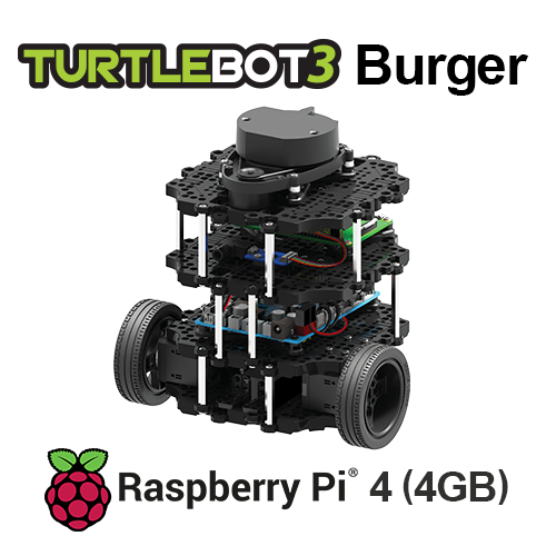 ROBOTIS TURTLEBOT3 Hamburguesa RPi4 4GB