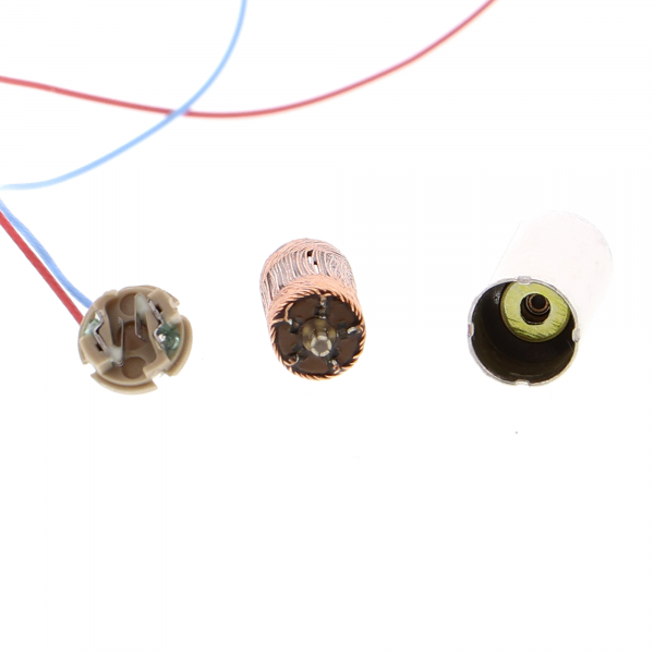 2 Stück Coreless Gleichstrommotor 6x15mm CW/CCW, mit Propeller