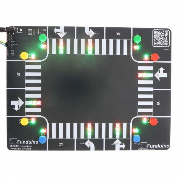 Funduino traffic light junction for Arduino / ESP32 / Raspberry Pi Pico