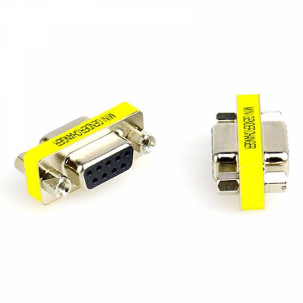 Câble Série RS232 DB9 Femelle-Femelle DTech - 2 M, Noir, Pour Connexion Écran Tactile, Modem, Imprimante & Appareils Anciens
