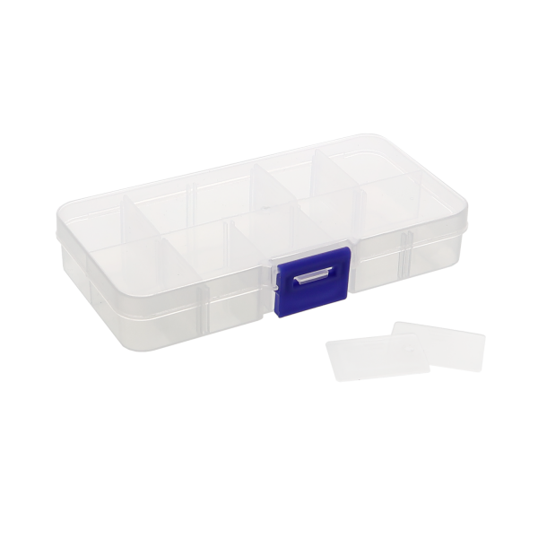 Plastic sorting box - 65mm x 128mm x 22mm