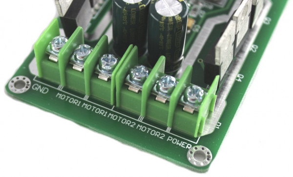 30A H-bridge with IRF3205 MOSFET transistors