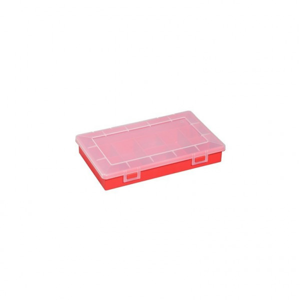 EuroPlus boîte d'assortiment 'Basic 29/9' 9 compartiments rouge / boîte de tri