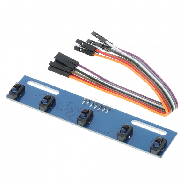 Linetracking-Modul, 3,3V / 5V (TCRT5000) HW-871 5-Kanal Infrarot