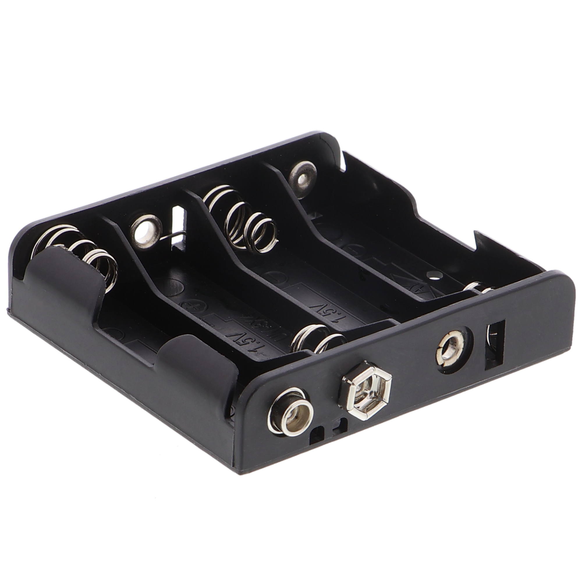 Porte-piles 6V Pour 4 Piles AA - Montage à Vis Avec Fils - Marque Uxcell - Neuf