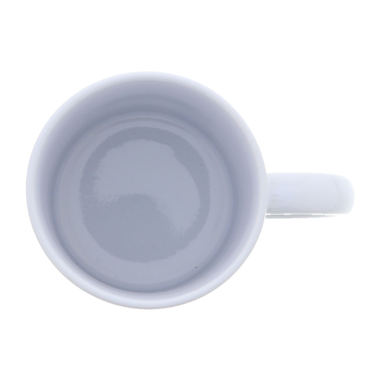 Becher 400ml, Keramik, emailliert, Weiß, für die Sublimation